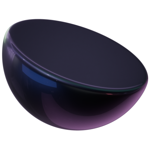 Hemisphere 3d shape